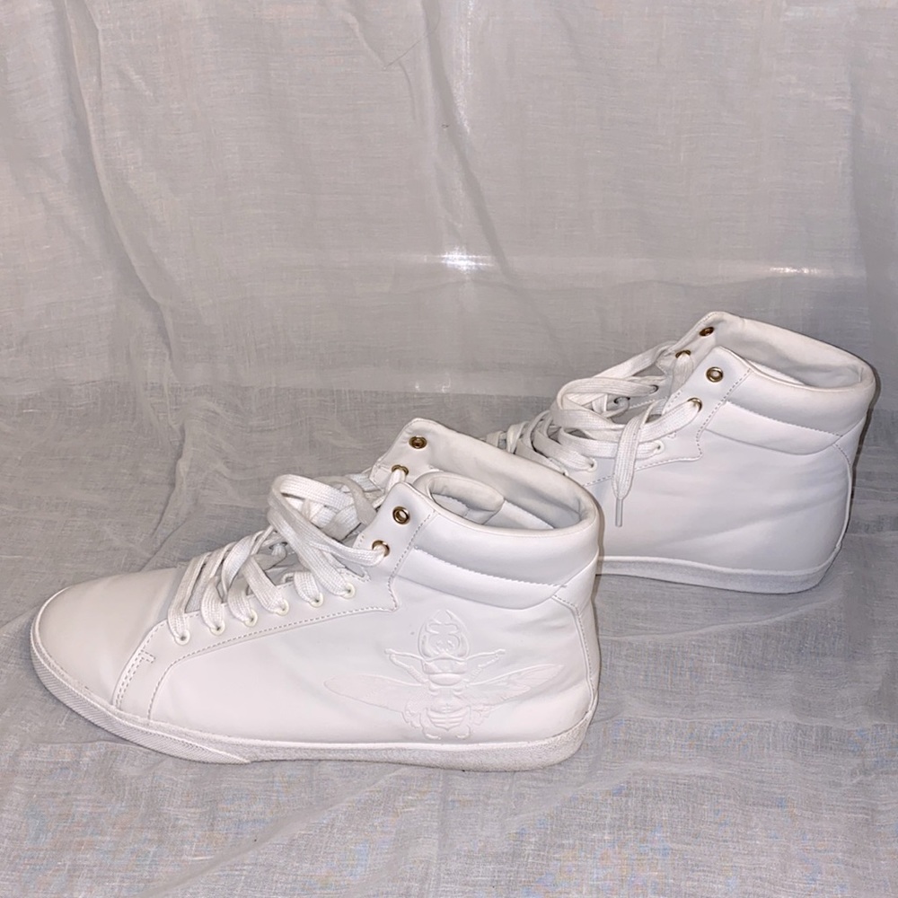 Zara men’s high top white sneakers